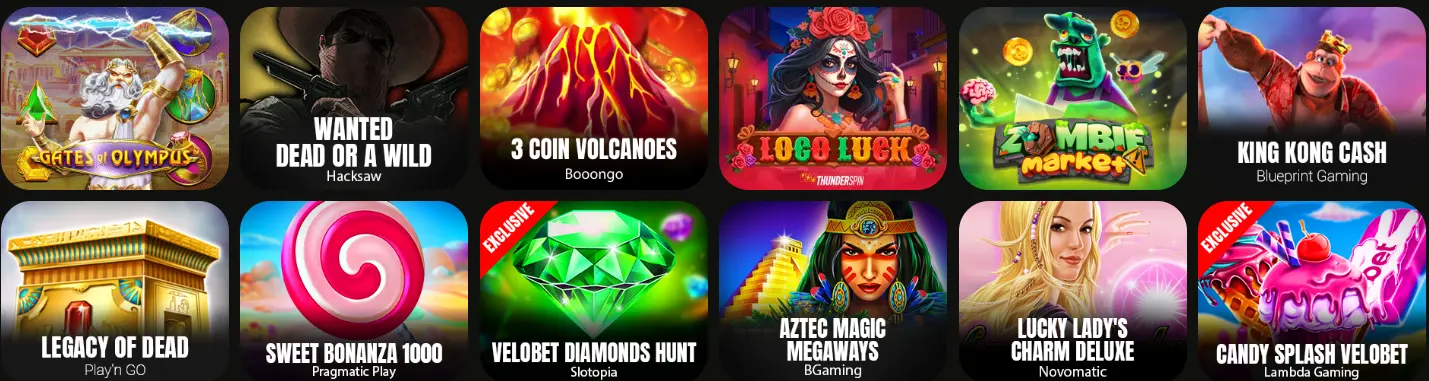 velobet slots